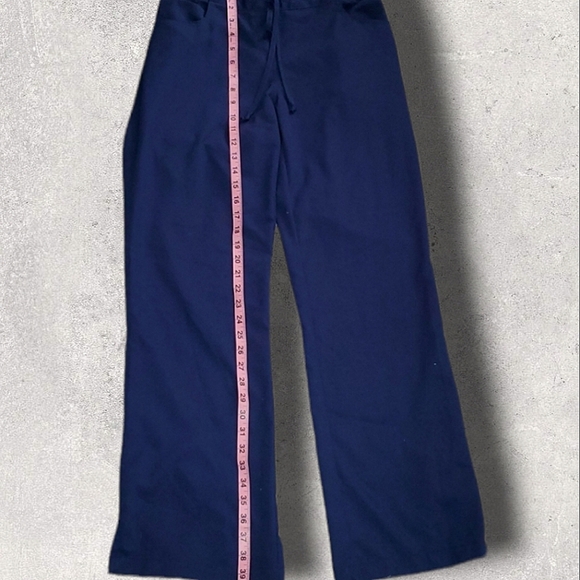 Grey's Anatomy SM Petite Indigo Blue  Scrub Set - Picture 14 of 15